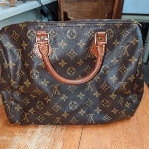 Authentic LV speedy 35 purse